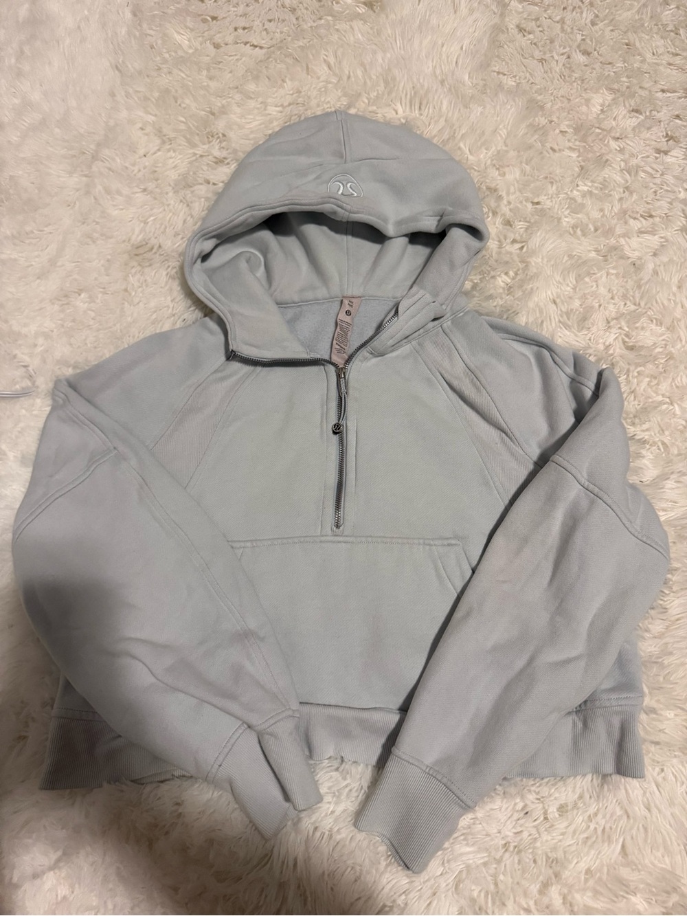 lululemon athletica teal Half-Zip scuba